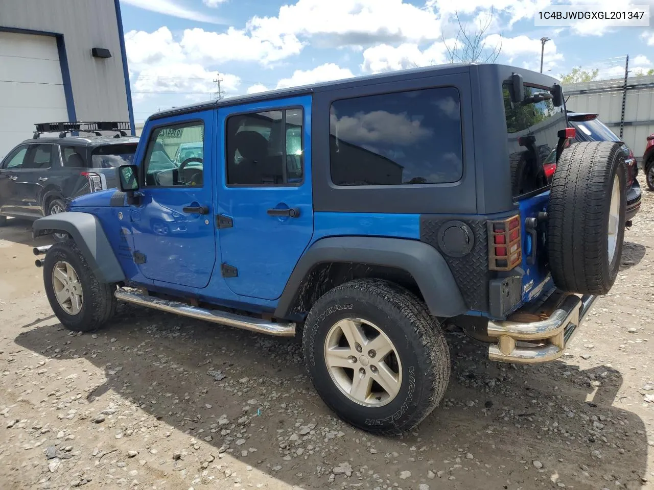 2016 Jeep Wrangler Unlimited Sport VIN: 1C4BJWDGXGL201347 Lot: 61447294