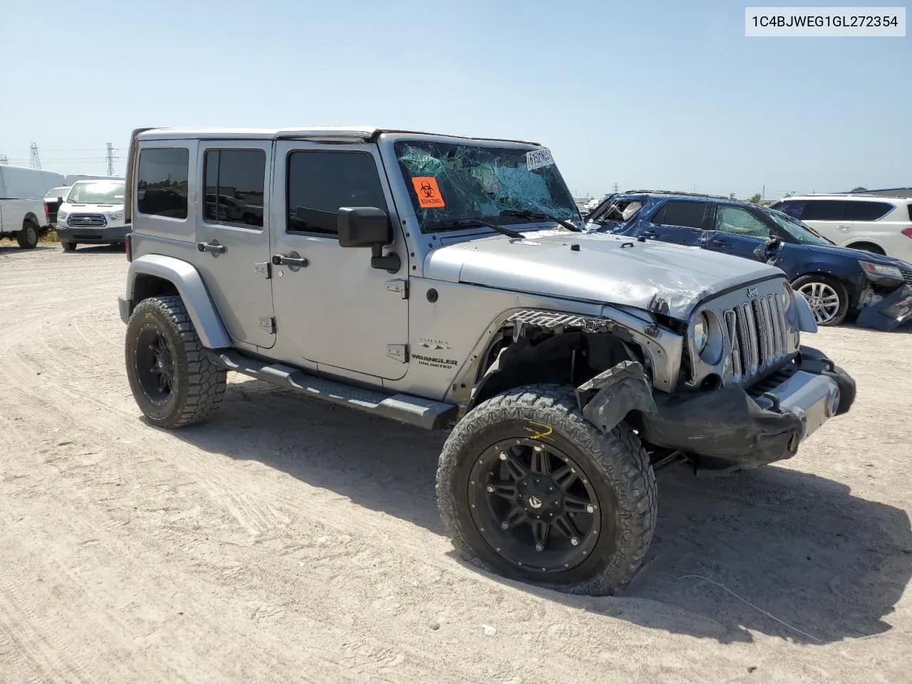 1C4BJWEG1GL272354 2016 Jeep Wrangler Unlimited Sahara