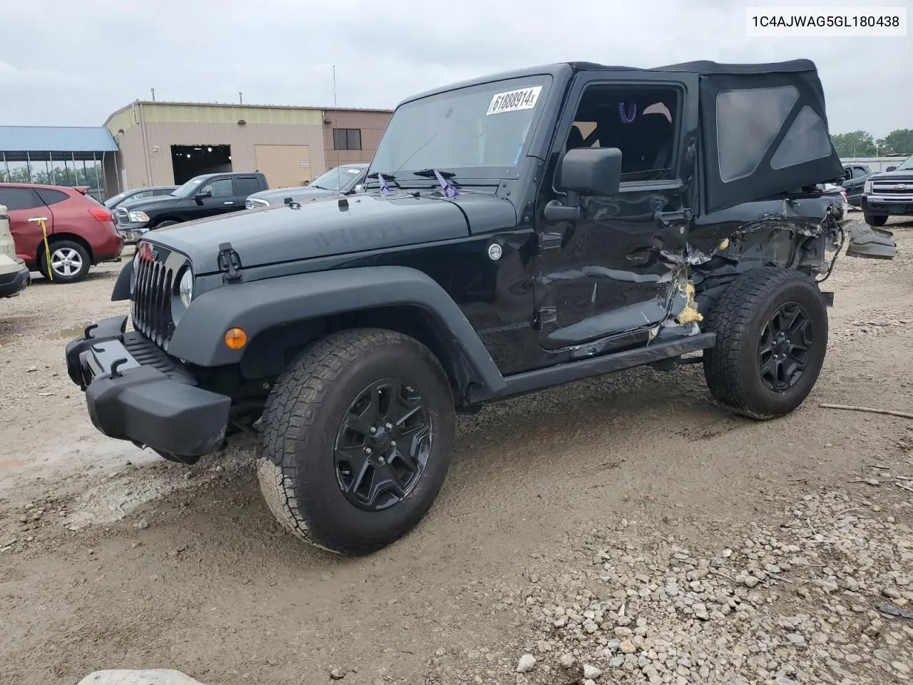 1C4AJWAG5GL180438 2016 Jeep Wrangler Sport