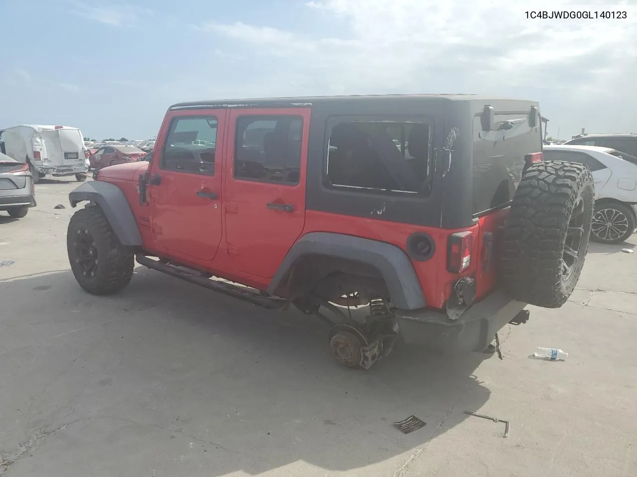 1C4BJWDG0GL140123 2016 Jeep Wrangler Unlimited Sport