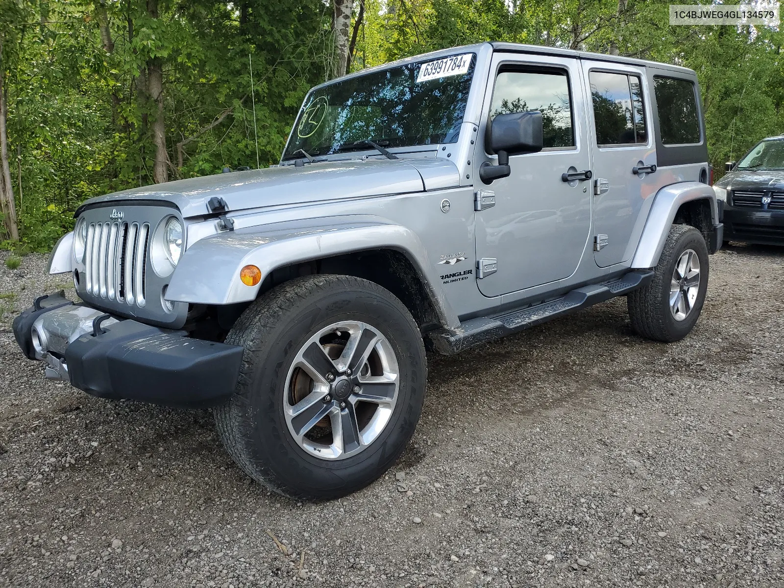 2016 Jeep Wrangler Unlimited Sahara VIN: 1C4BJWEG4GL134579 Lot: 63991784