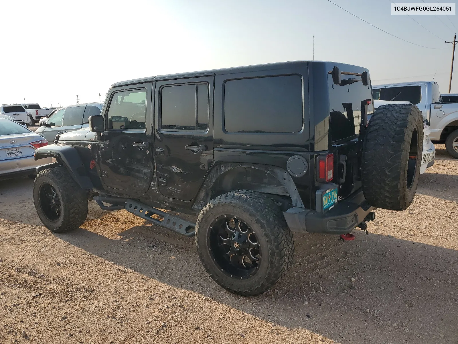 2016 Jeep Wrangler Unlimited Rubicon VIN: 1C4BJWFG0GL264051 Lot: 64269104