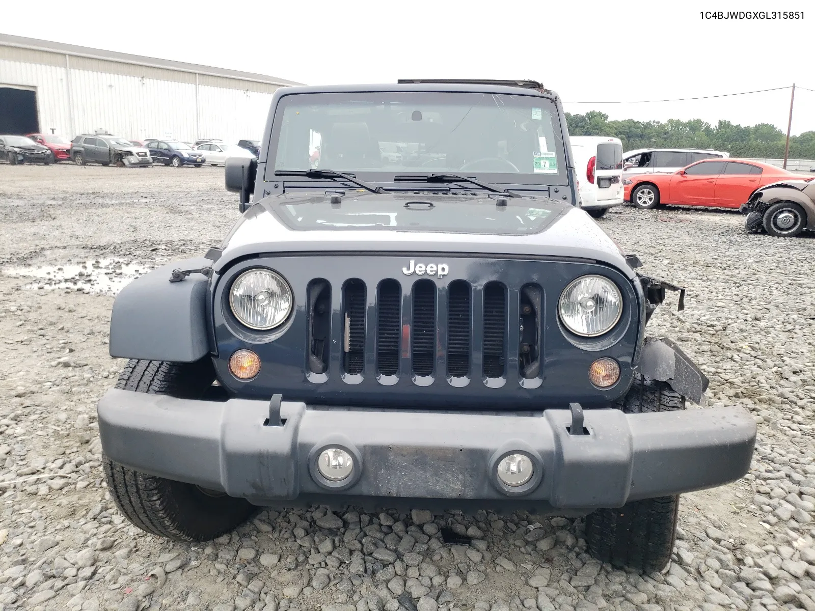 1C4BJWDGXGL315851 2016 Jeep Wrangler Unlimited Sport