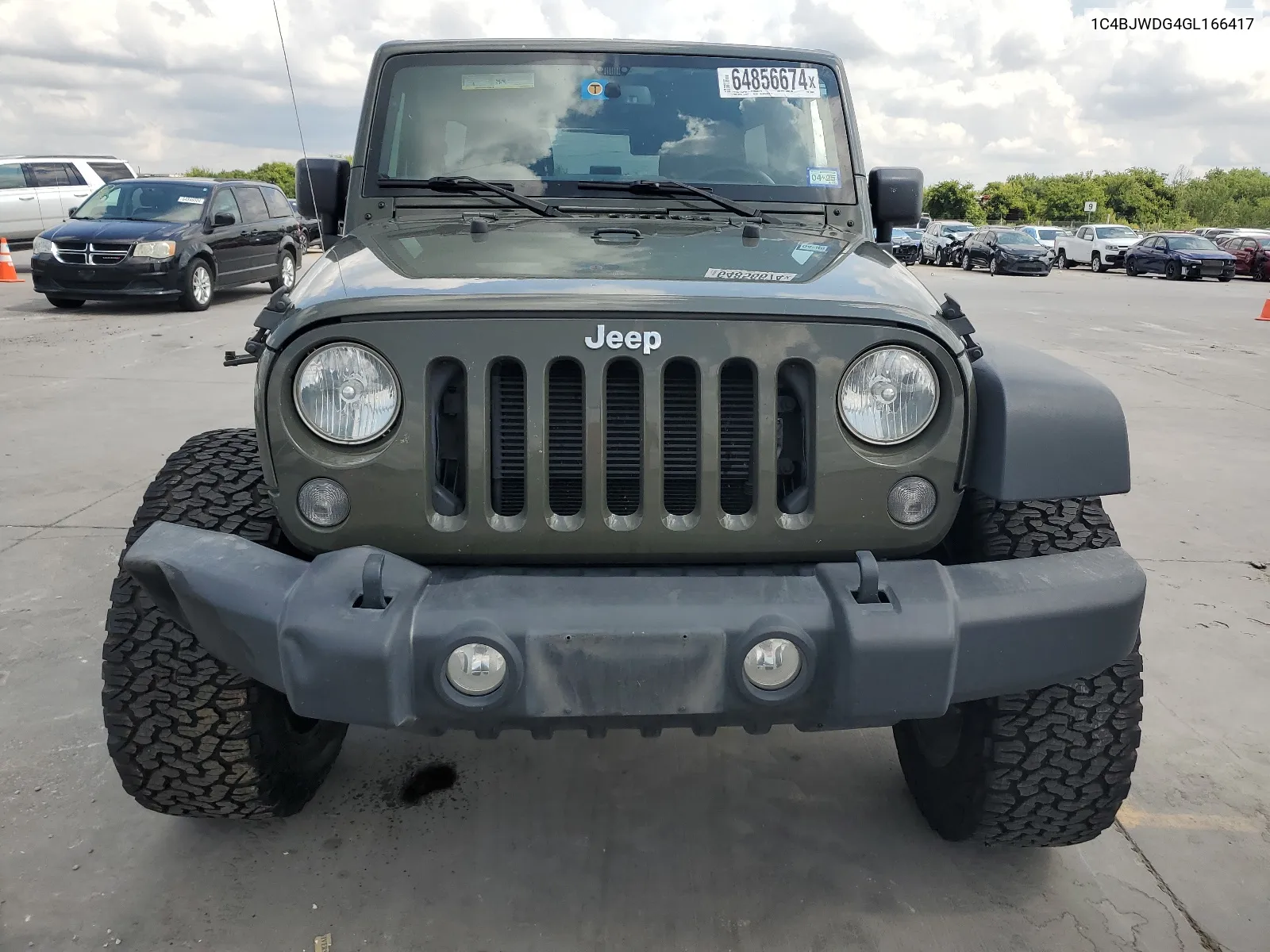 1C4BJWDG4GL166417 2016 Jeep Wrangler Unlimited Sport