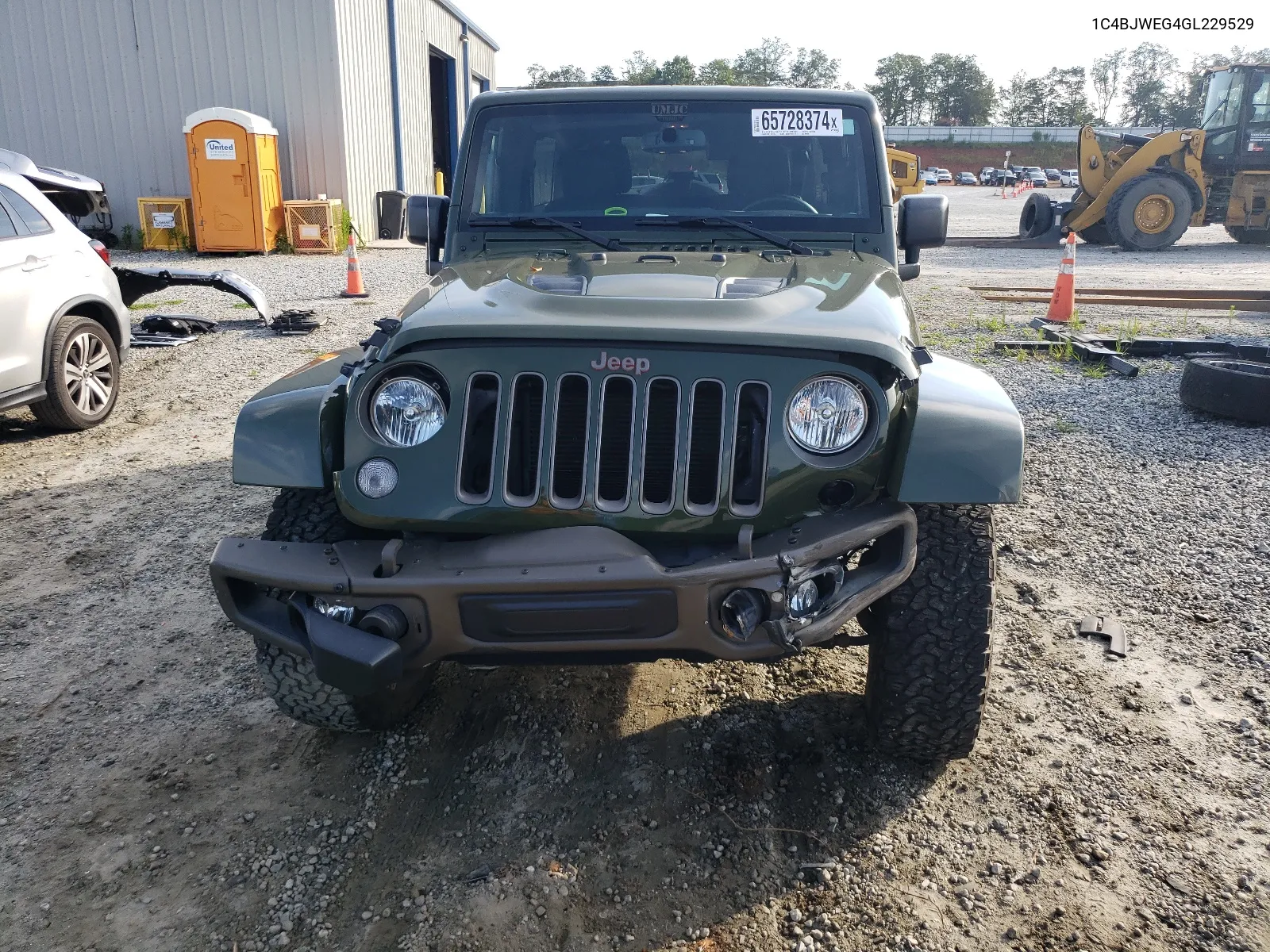 2016 Jeep Wrangler Unlimited Sahara VIN: 1C4BJWEG4GL229529 Lot: 65728374