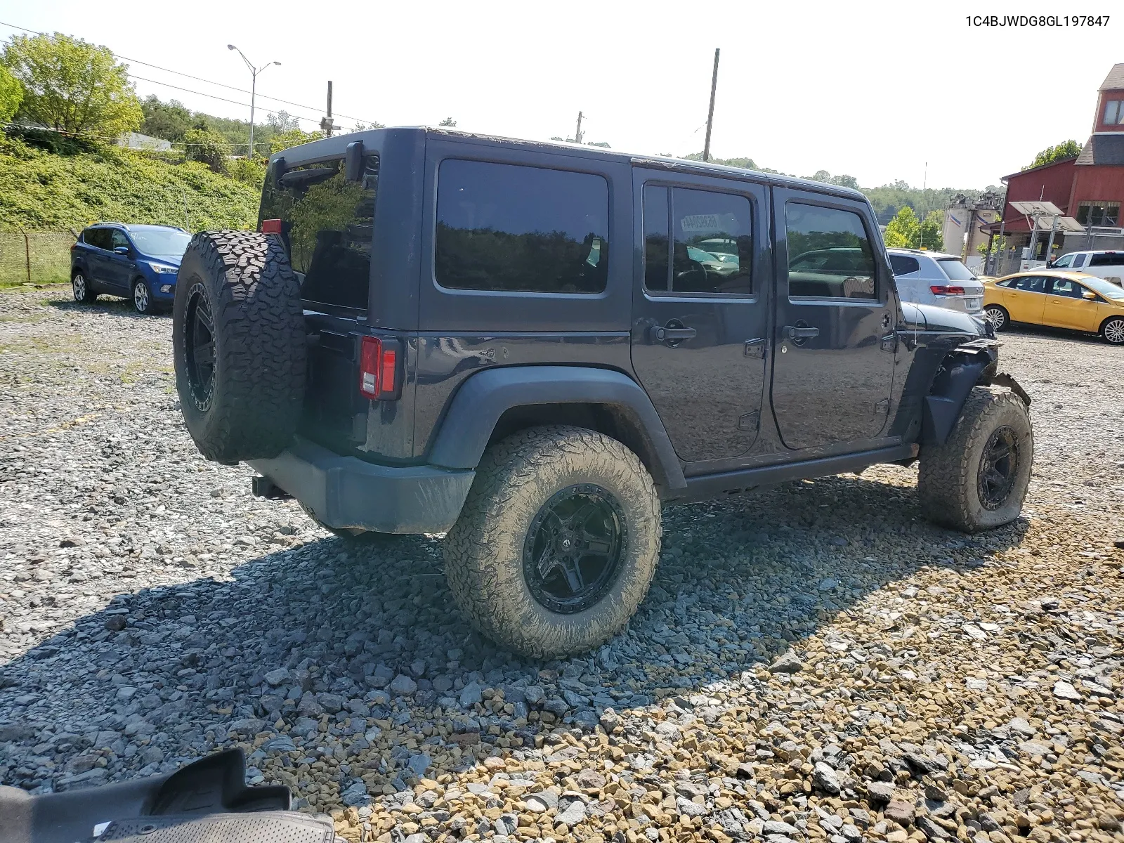 2016 Jeep Wrangler Unlimited Sport VIN: 1C4BJWDG8GL197847 Lot: 66392044