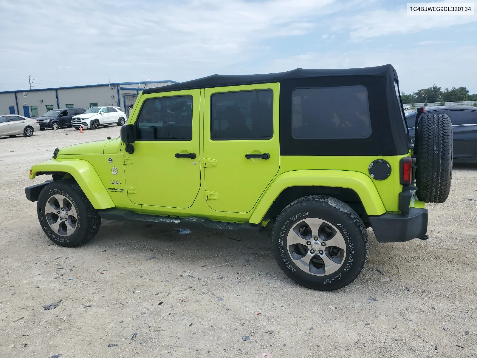 2016 Jeep Wrangler Unlimited Sahara VIN: 1C4BJWEG9GL320134 Lot: 66395744