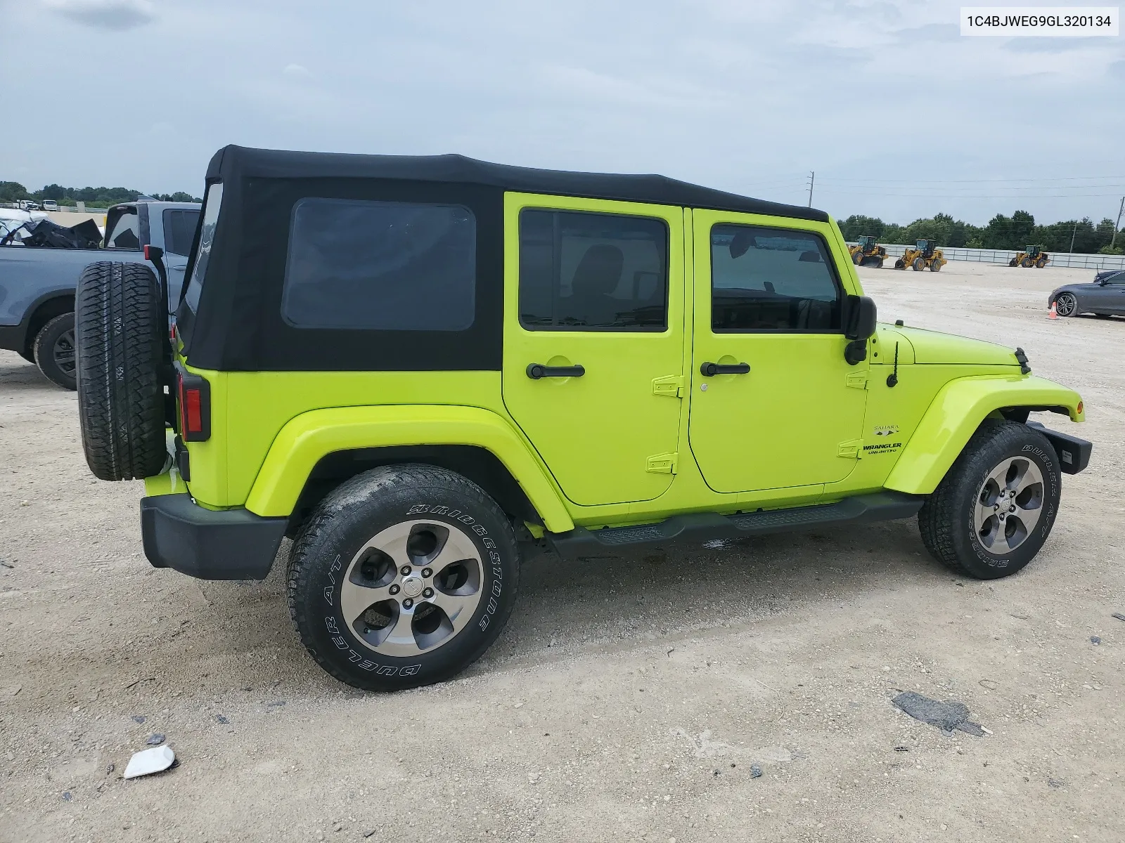 2016 Jeep Wrangler Unlimited Sahara VIN: 1C4BJWEG9GL320134 Lot: 66395744