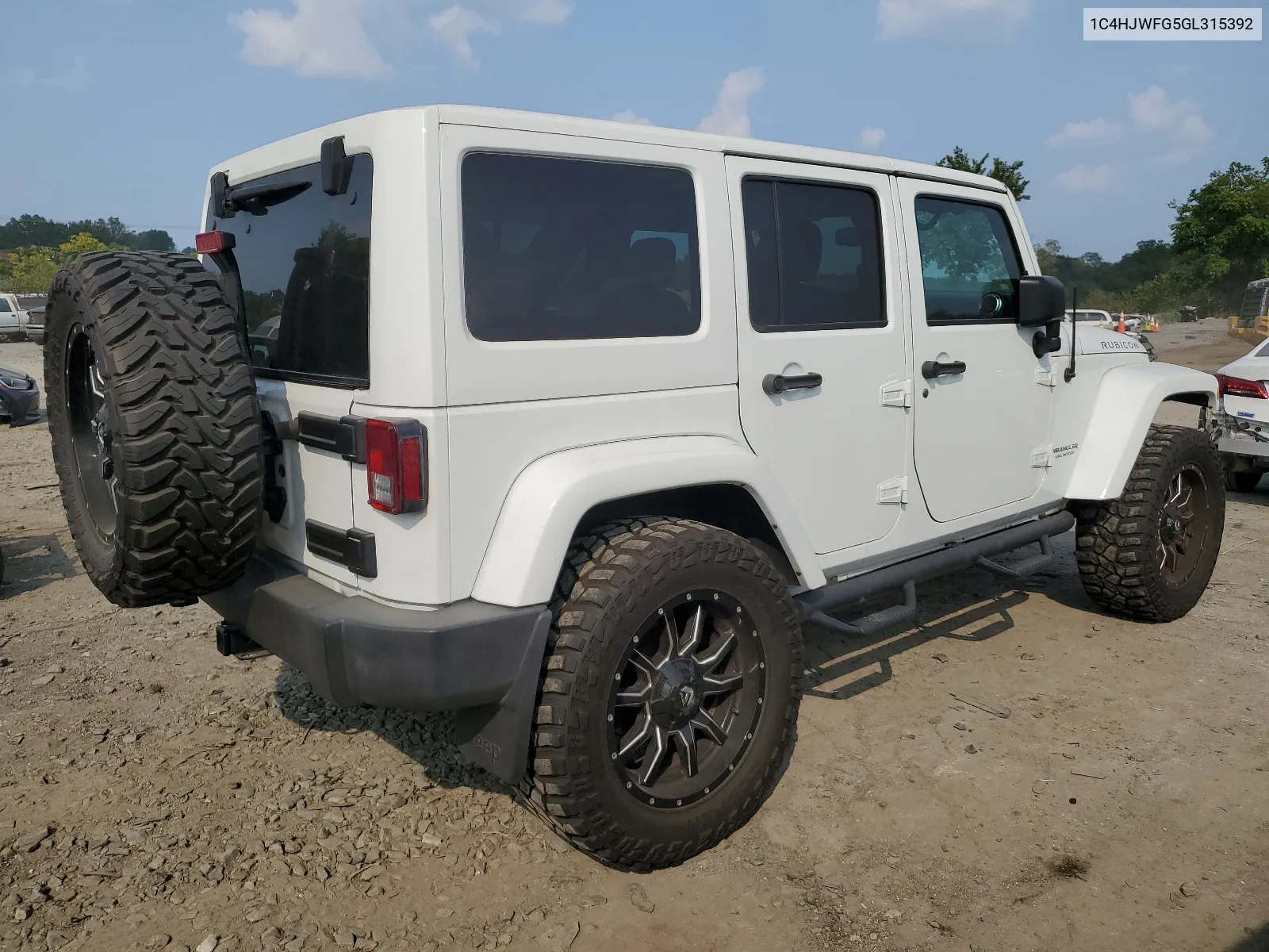 2016 Jeep Wrangler Unlimited Rubicon VIN: 1C4HJWFG5GL315392 Lot: 66864364