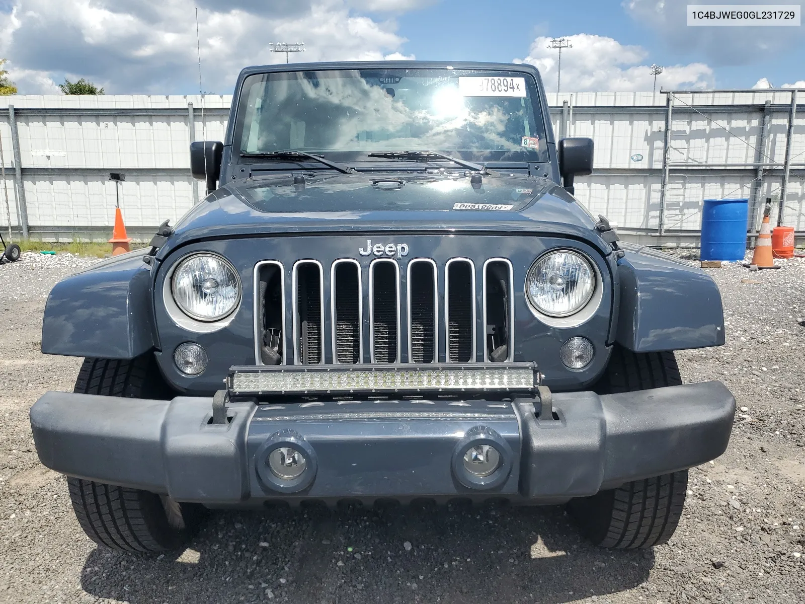 2016 Jeep Wrangler Unlimited Sahara VIN: 1C4BJWEG0GL231729 Lot: 66978894