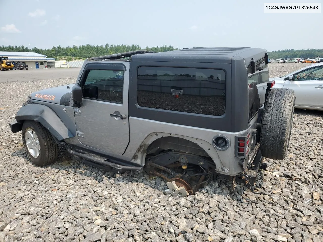 2016 Jeep Wrangler Sport VIN: 1C4GJWAG7GL326543 Lot: 67451624