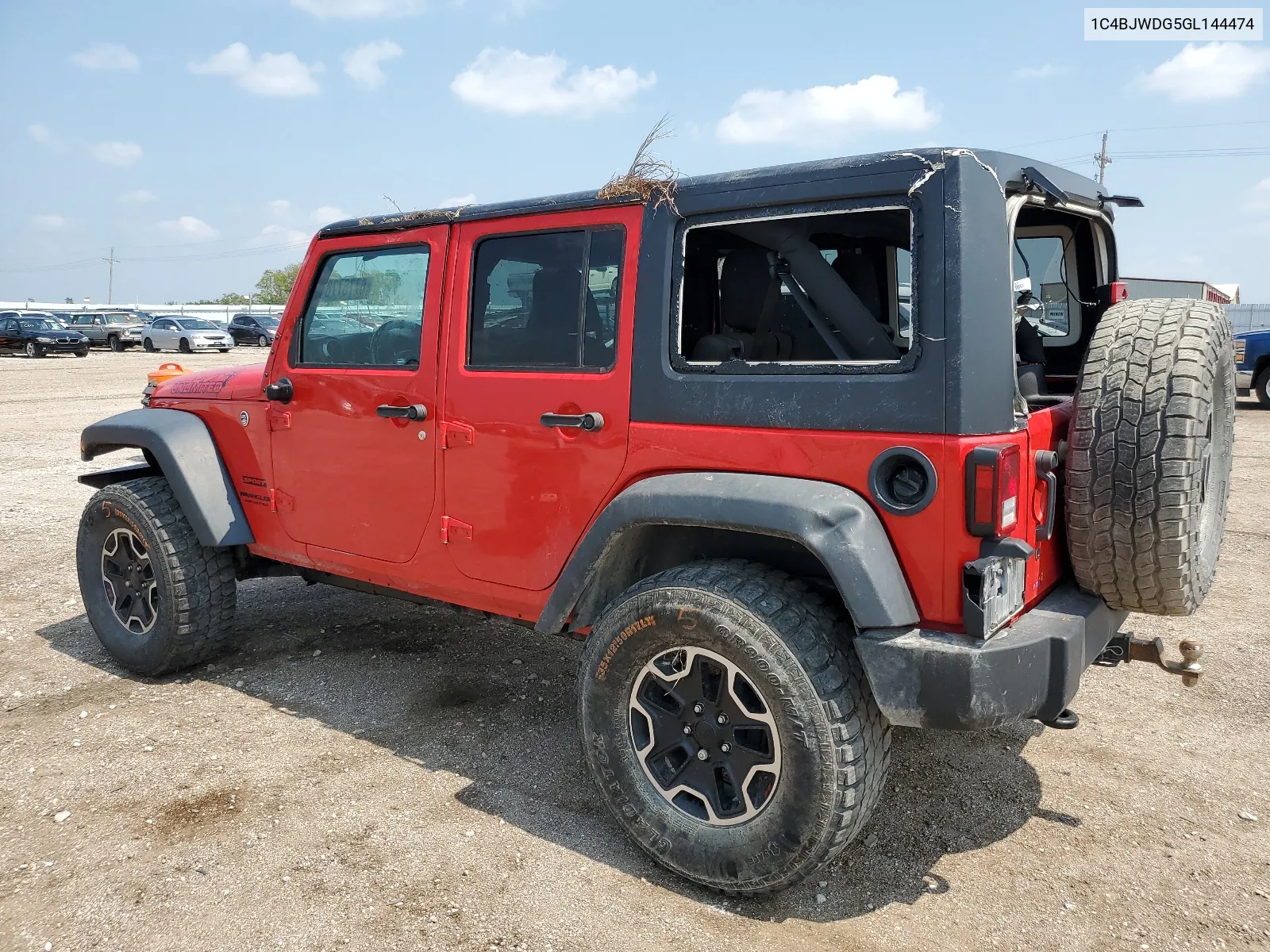 2016 Jeep Wrangler Unlimited Sport VIN: 1C4BJWDG5GL144474 Lot: 67767784