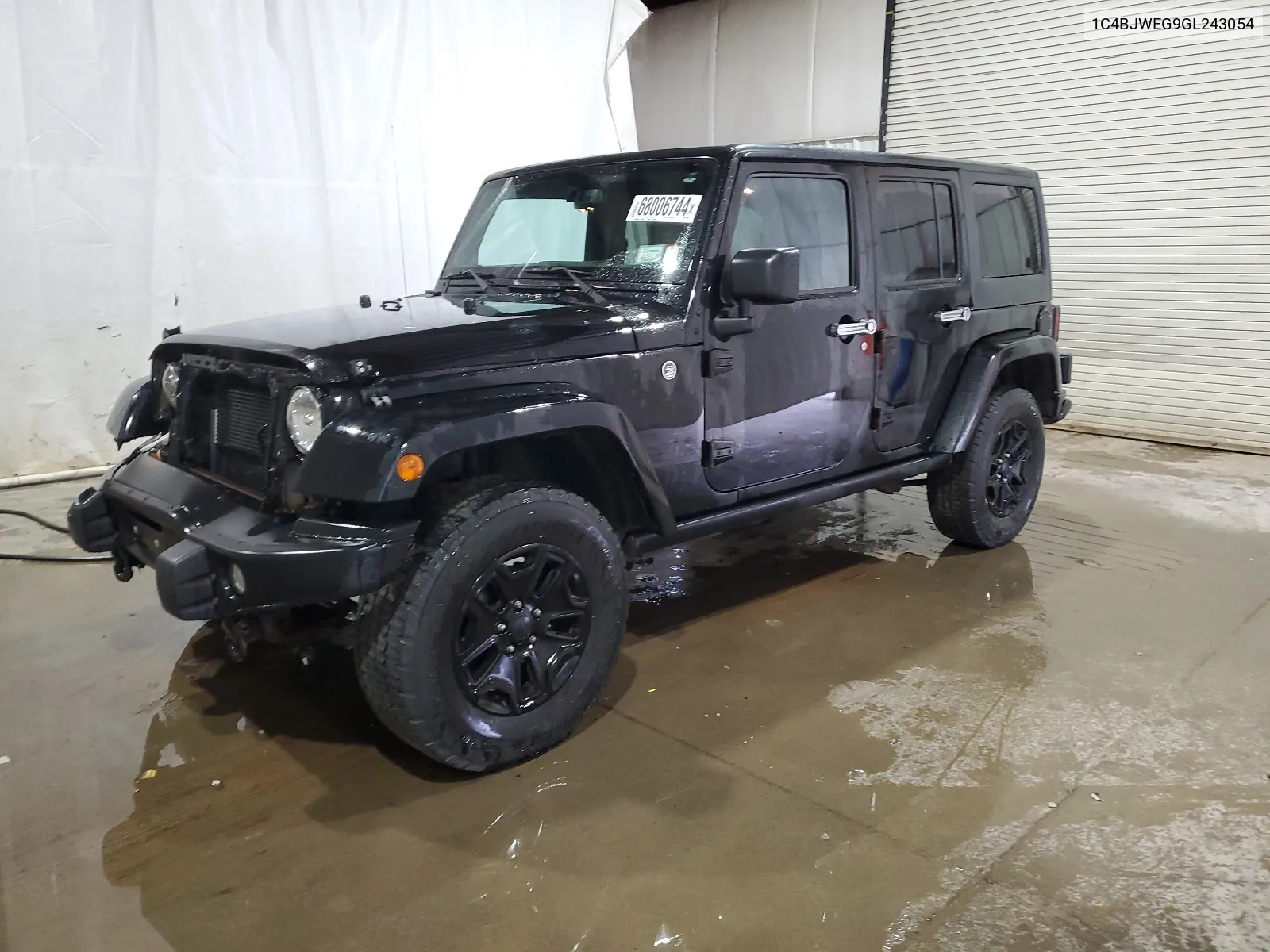 2016 Jeep Wrangler Unlimited Sahara VIN: 1C4BJWEG9GL243054 Lot: 68006744