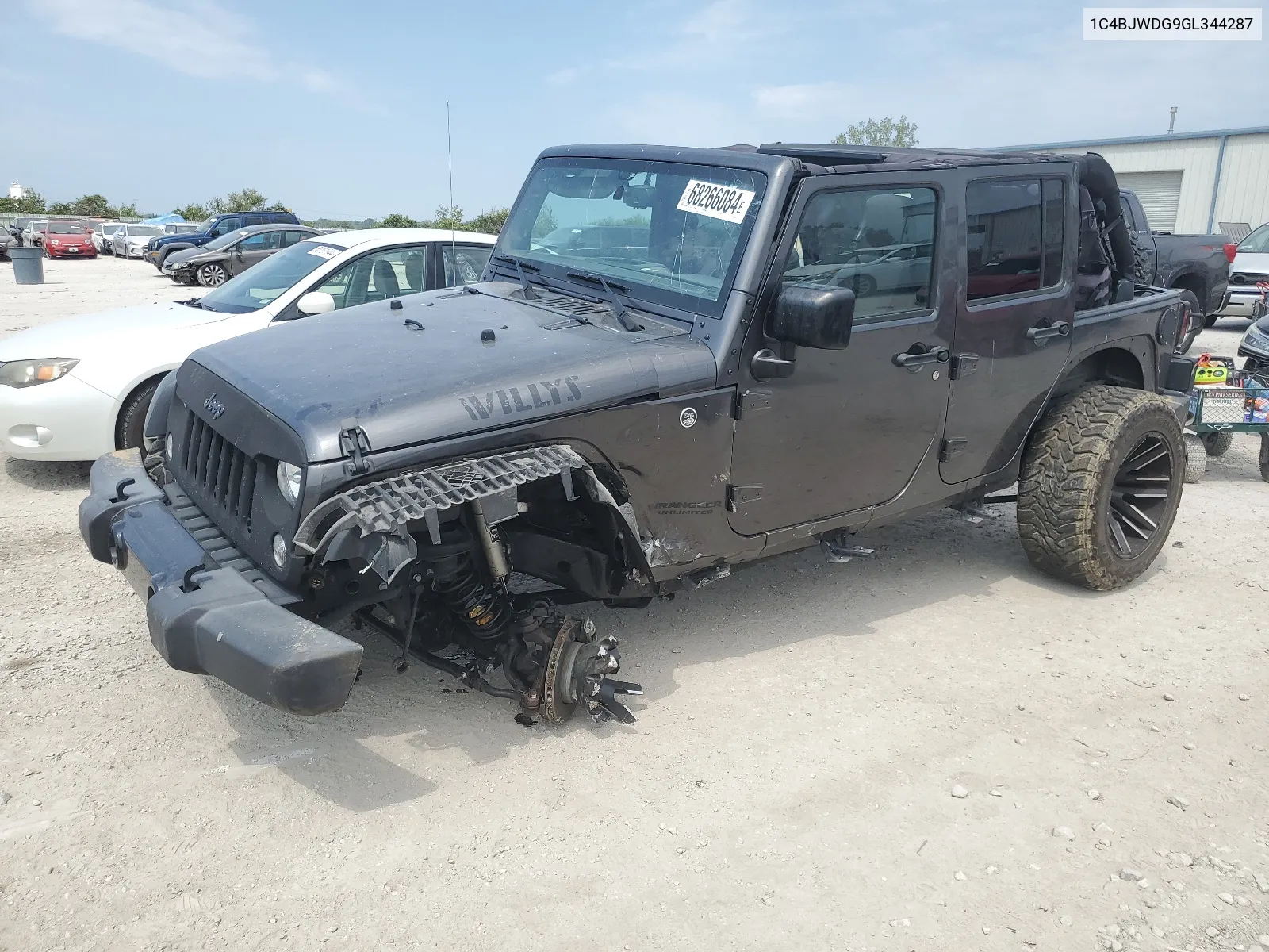 1C4BJWDG9GL344287 2016 Jeep Wrangler Unlimited Sport