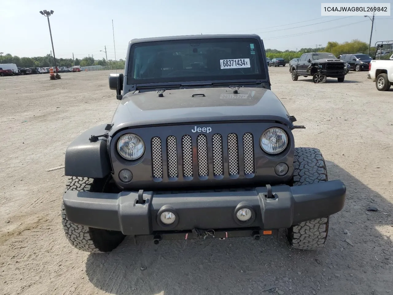 2016 Jeep Wrangler Sport VIN: 1C4AJWAG8GL269842 Lot: 68371434