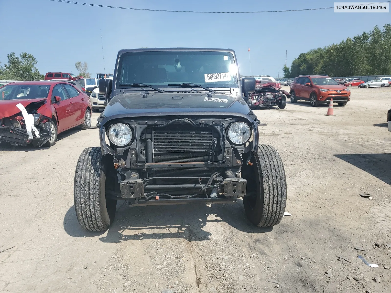 1C4AJWAG5GL180469 2016 Jeep Wrangler Sport