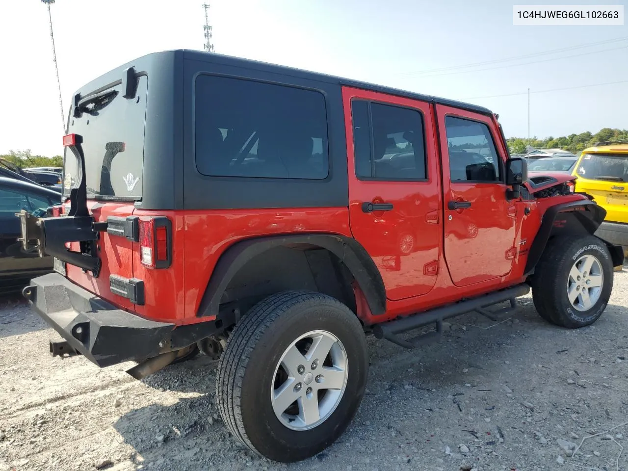 1C4HJWEG6GL102663 2016 Jeep Wrangler Unlimited Sahara