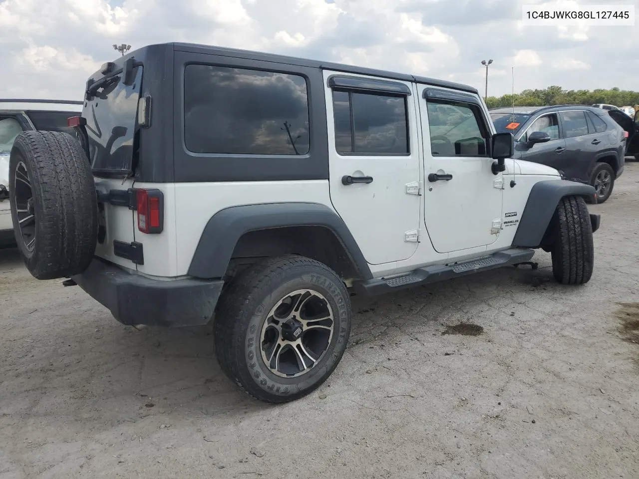 2016 Jeep Wrangler Unlimited Sport VIN: 1C4BJWKG8GL127445 Lot: 69672324