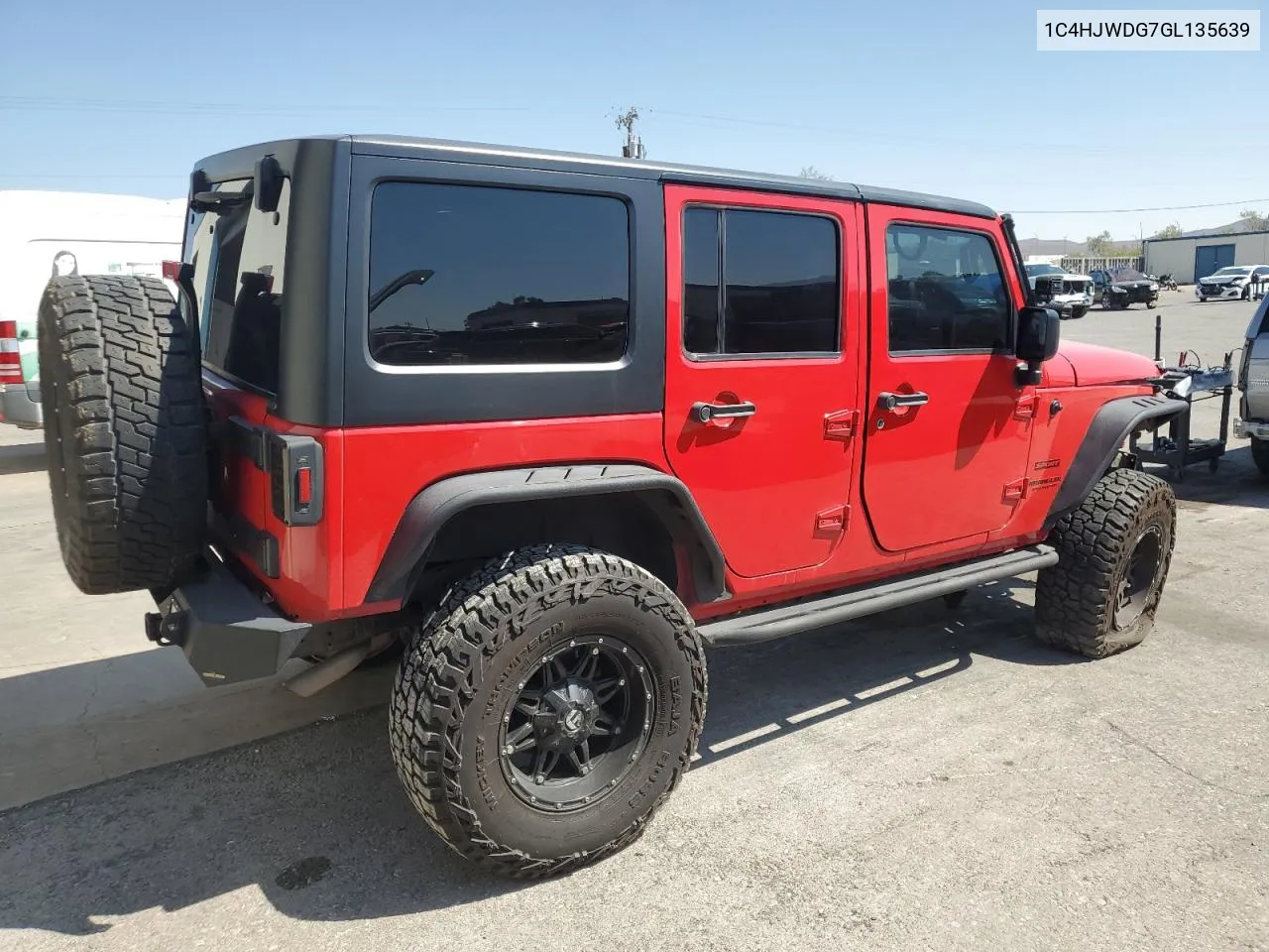 1C4HJWDG7GL135639 2016 Jeep Wrangler Unlimited Sport