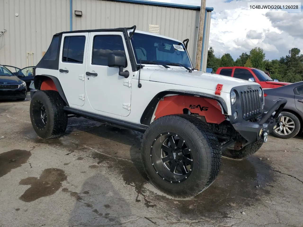 2016 Jeep Wrangler Unlimited Sport VIN: 1C4BJWDG2GL126028 Lot: 69889864