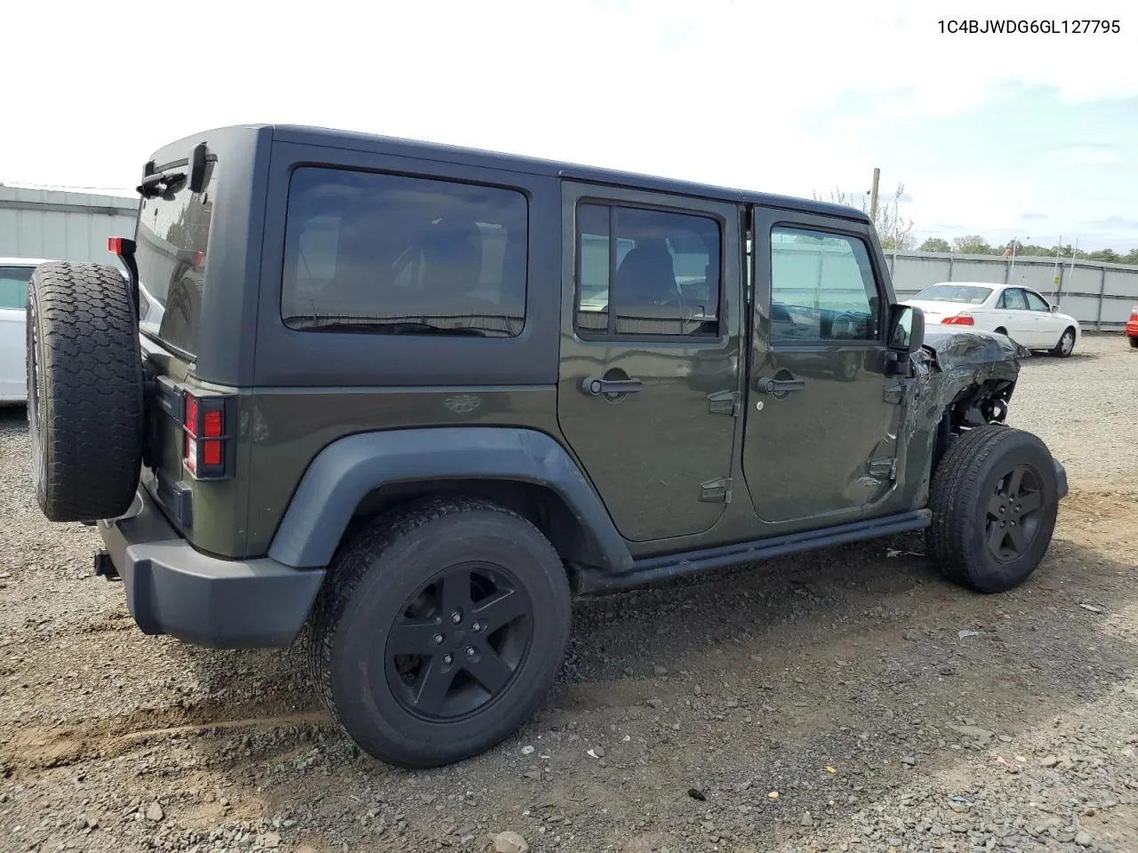 2016 Jeep Wrangler Unlimited Sport VIN: 1C4BJWDG6GL127795 Lot: 70369434