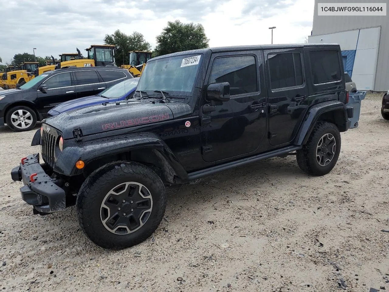 2016 Jeep Wrangler Unlimited Rubicon VIN: 1C4BJWFG9GL116044 Lot: 70507234