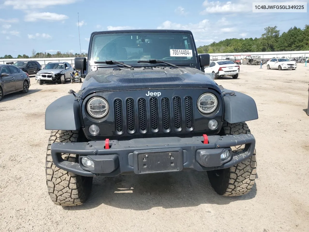 2016 Jeep Wrangler Unlimited Rubicon VIN: 1C4BJWFG5GL349225 Lot: 70514404