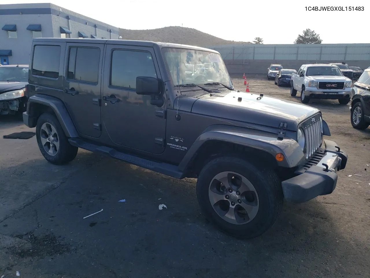 1C4BJWEGXGL151483 2016 Jeep Wrangler Unlimited Sahara