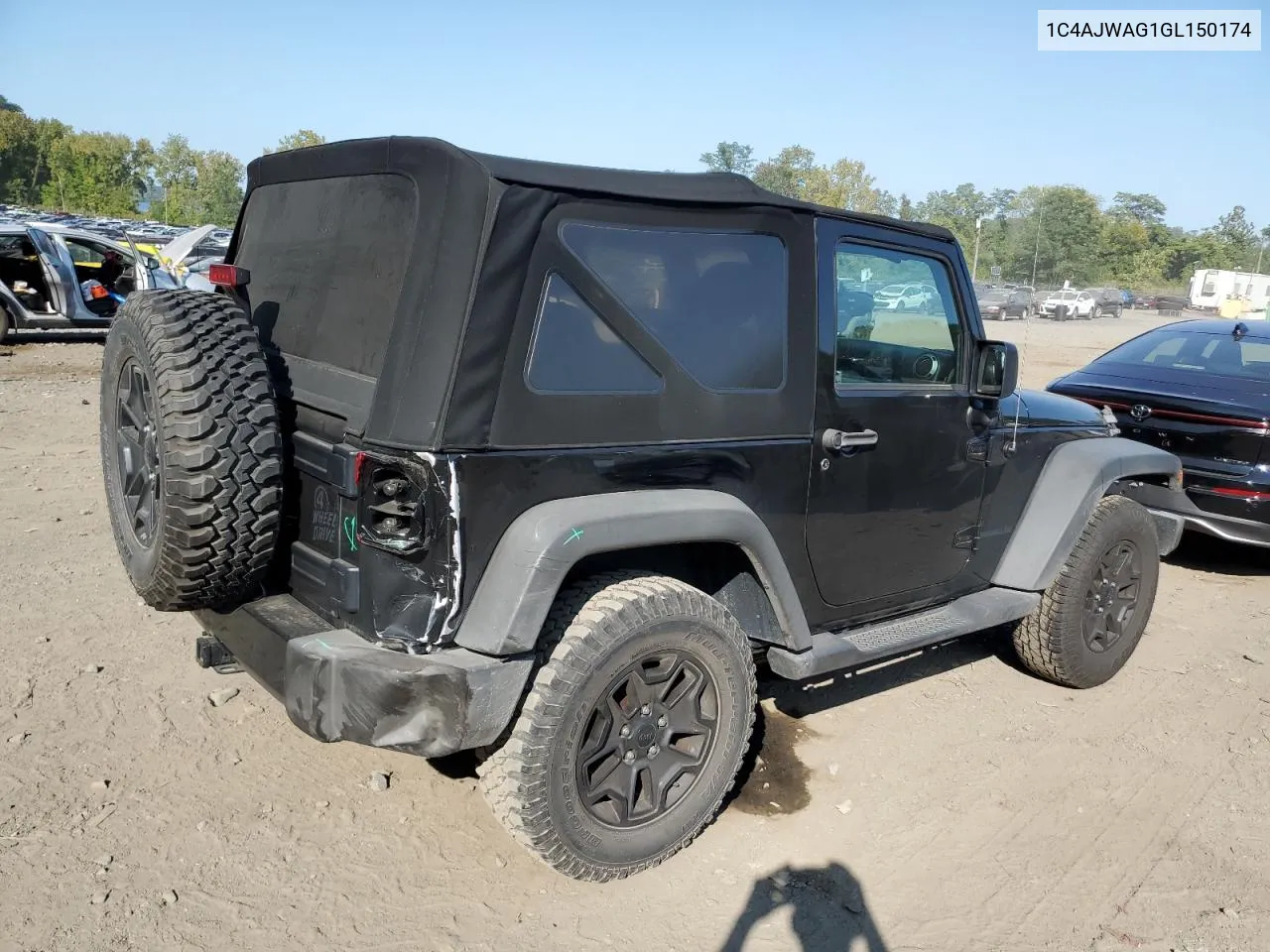 1C4AJWAG1GL150174 2016 Jeep Wrangler Sport