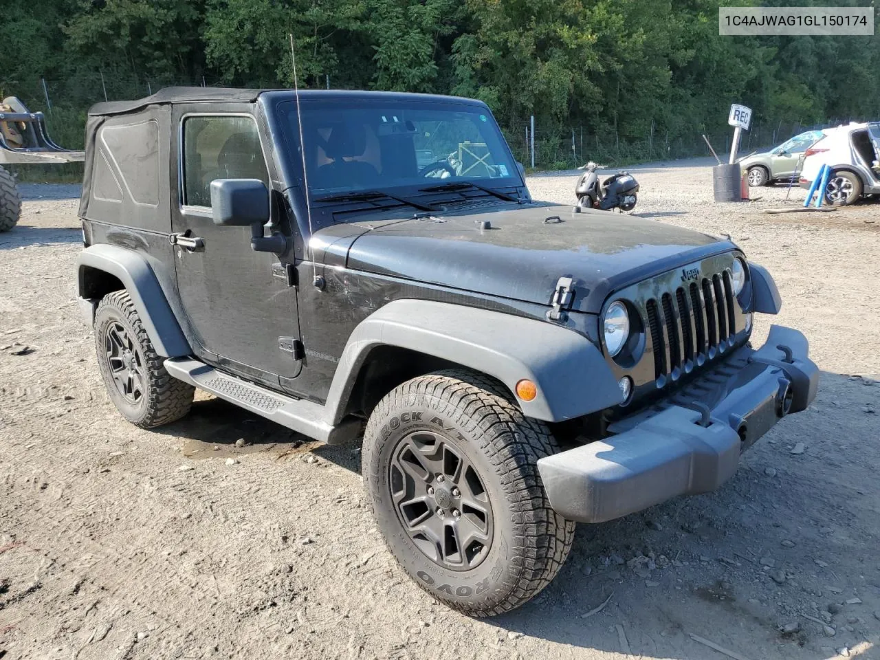 2016 Jeep Wrangler Sport VIN: 1C4AJWAG1GL150174 Lot: 71352454