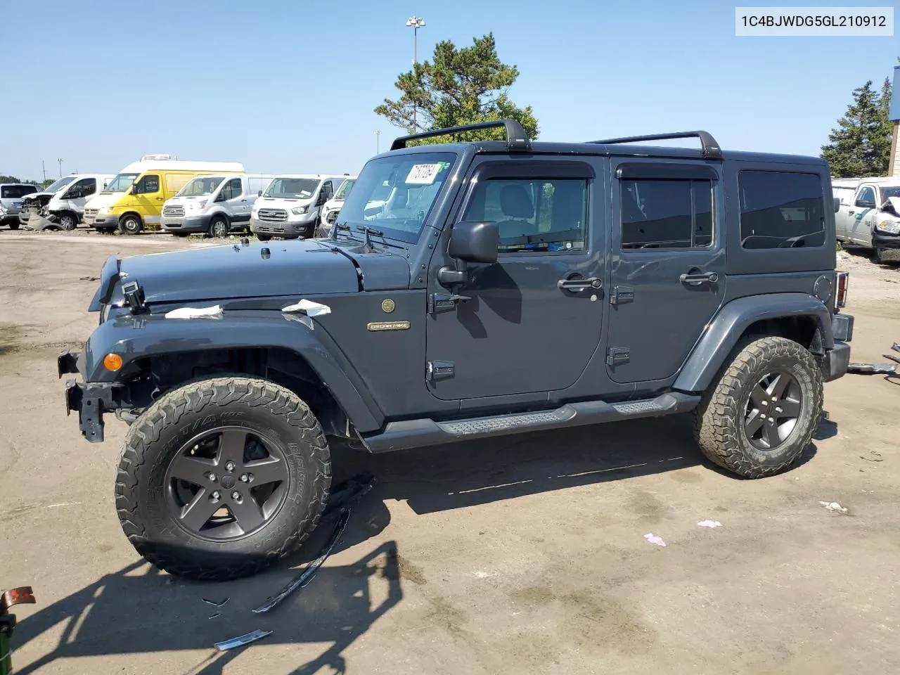 1C4BJWDG5GL210912 2016 Jeep Wrangler Unlimited Sport