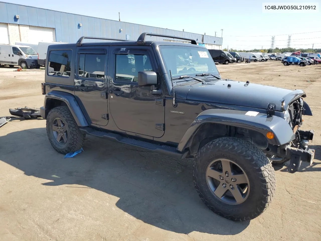 2016 Jeep Wrangler Unlimited Sport VIN: 1C4BJWDG5GL210912 Lot: 71577264