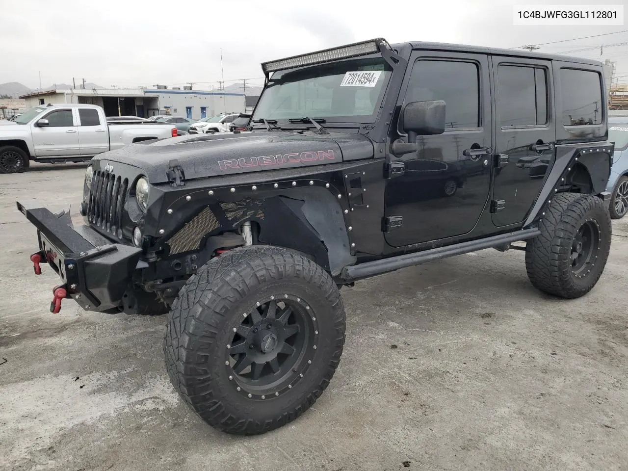 1C4BJWFG3GL112801 2016 Jeep Wrangler Unlimited Rubicon