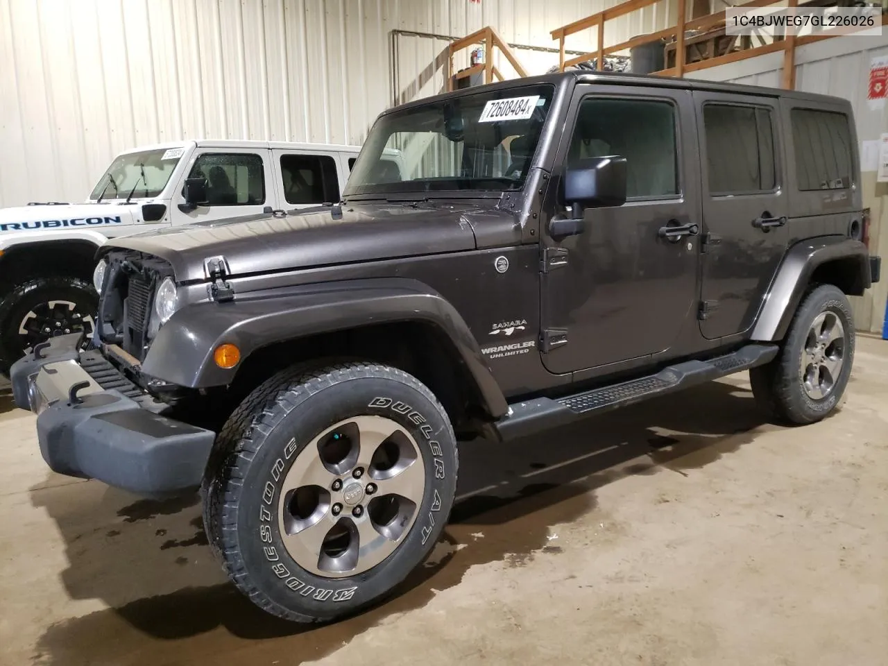 2016 Jeep Wrangler Unlimited Sahara VIN: 1C4BJWEG7GL226026 Lot: 72608484