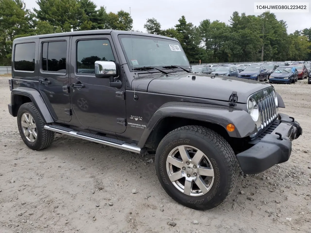 2016 Jeep Wrangler Unlimited Sahara VIN: 1C4HJWEG8GL223422 Lot: 72677404