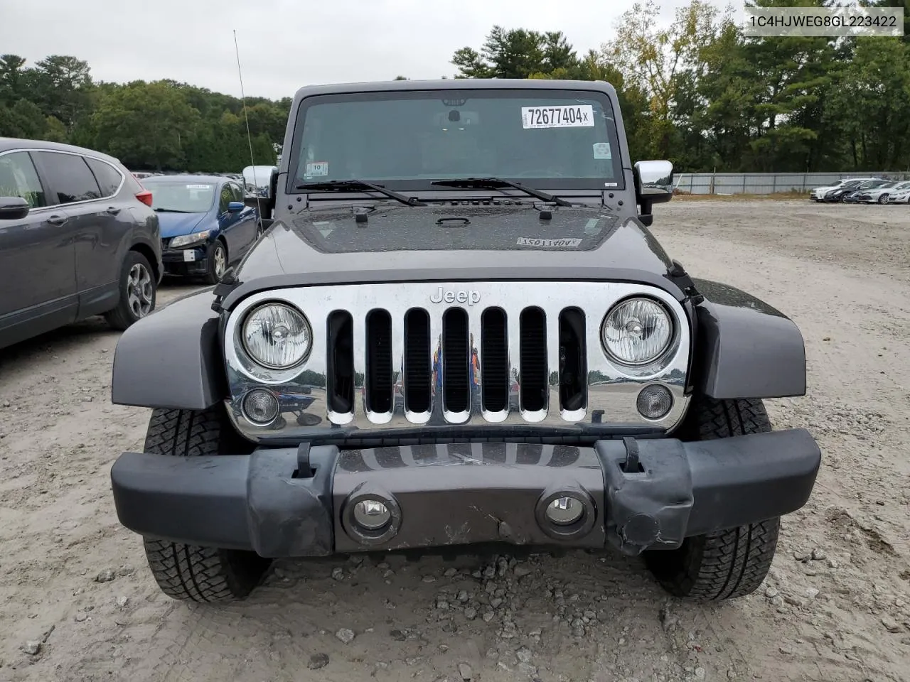 2016 Jeep Wrangler Unlimited Sahara VIN: 1C4HJWEG8GL223422 Lot: 72677404