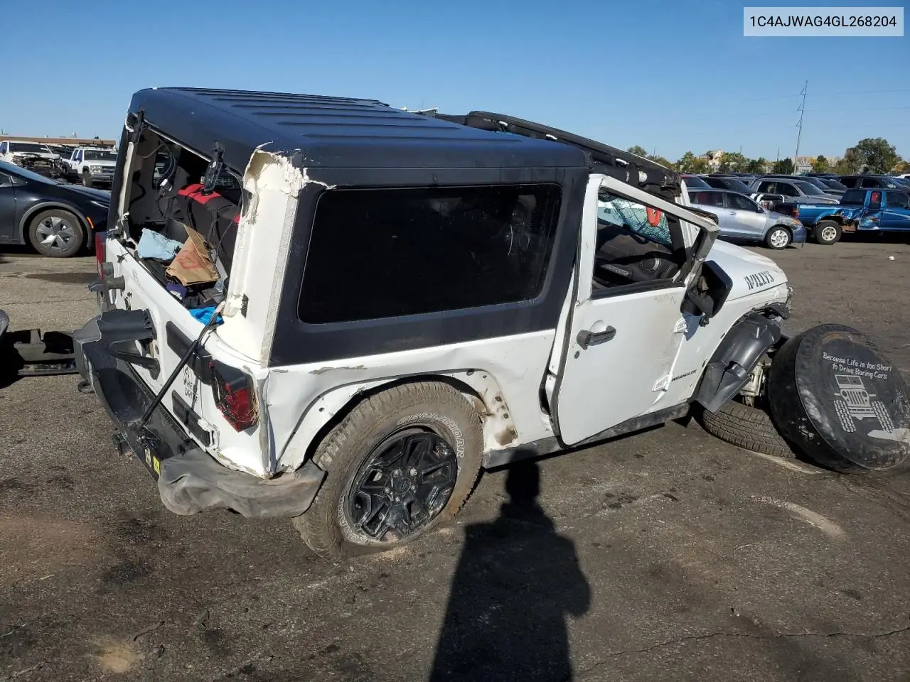 1C4AJWAG4GL268204 2016 Jeep Wrangler Sport