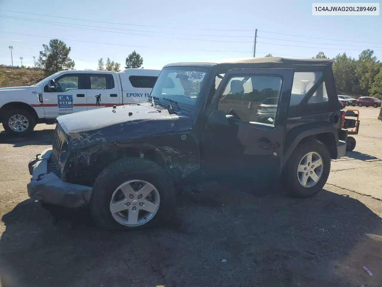 1C4AJWAG2GL289469 2016 Jeep Wrangler Sport