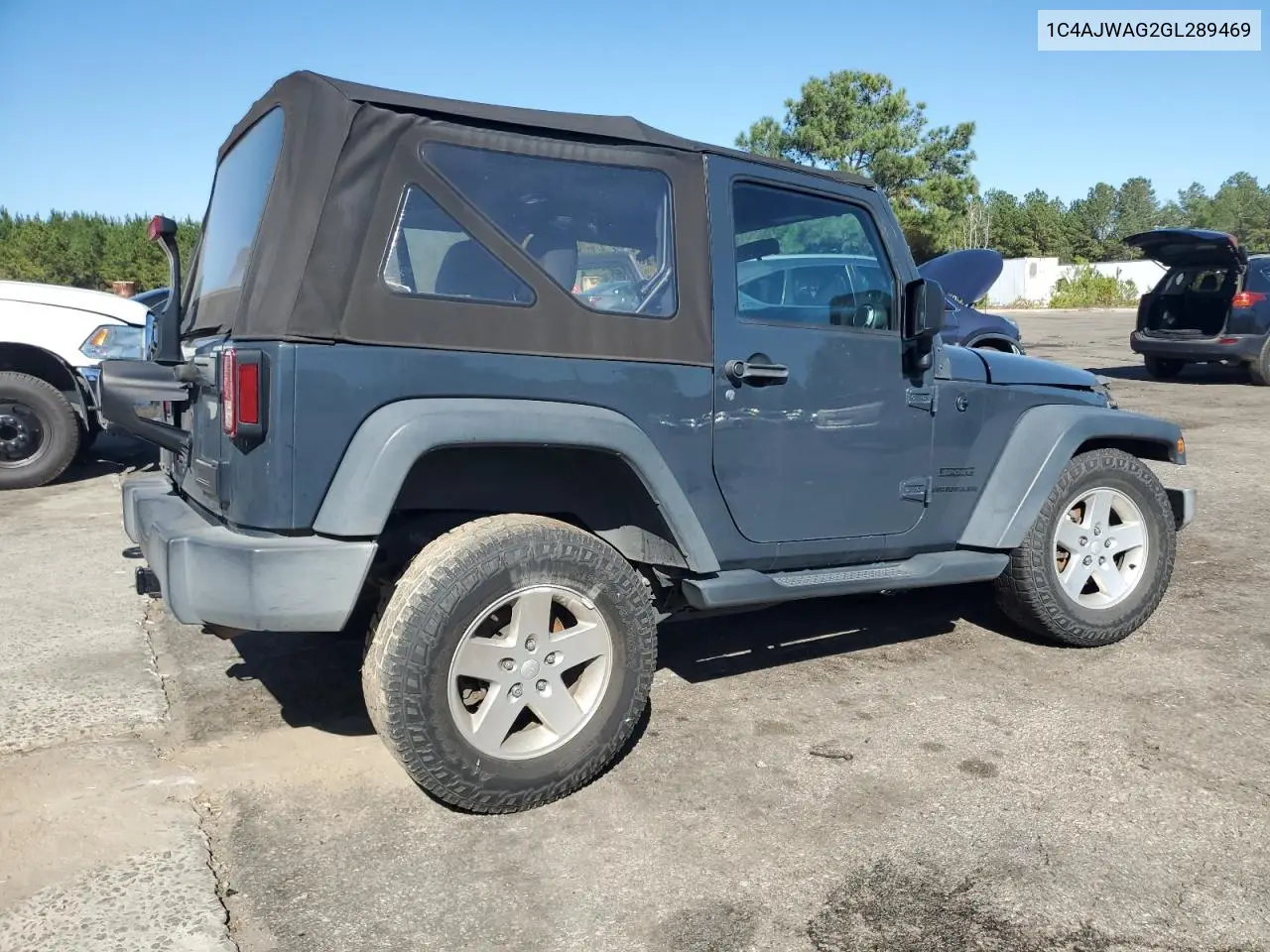 1C4AJWAG2GL289469 2016 Jeep Wrangler Sport