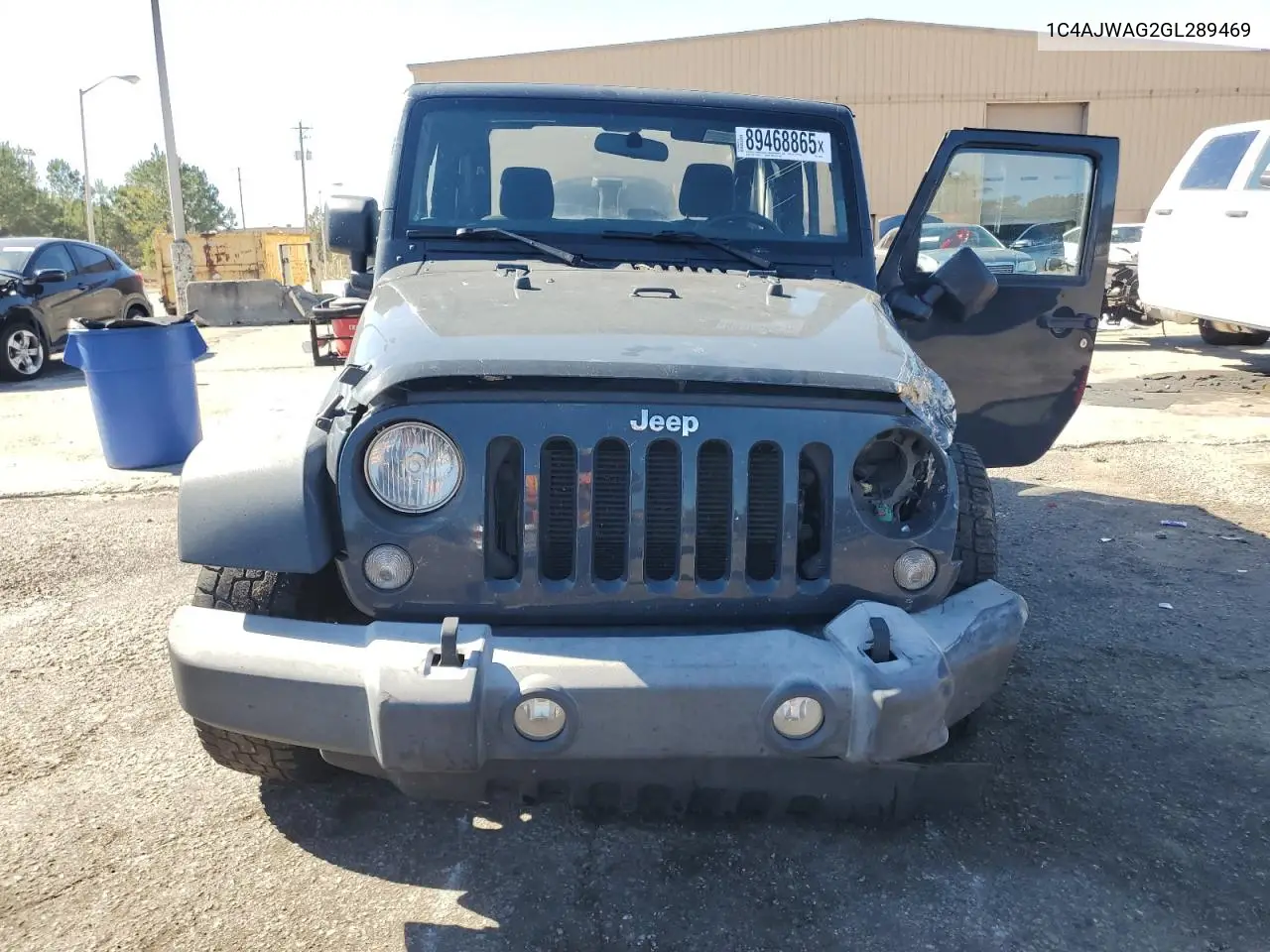 1C4AJWAG2GL289469 2016 Jeep Wrangler Sport