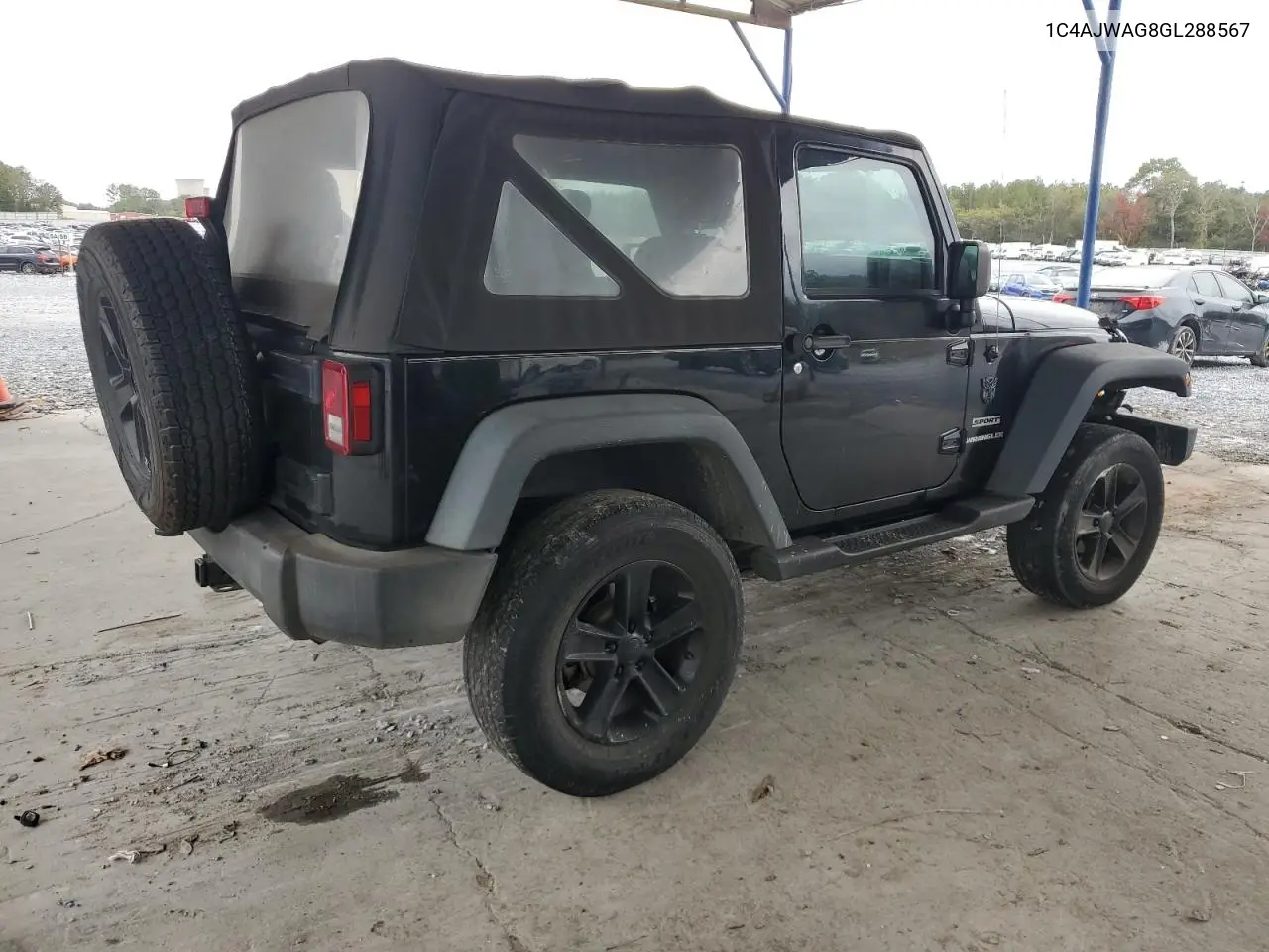 1C4AJWAG8GL288567 2016 Jeep Wrangler Sport