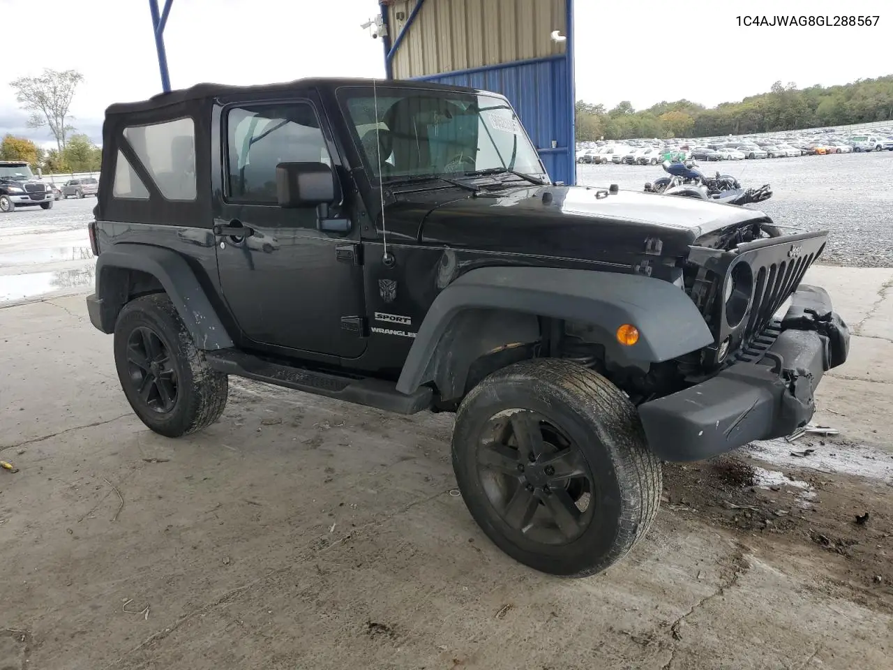 1C4AJWAG8GL288567 2016 Jeep Wrangler Sport