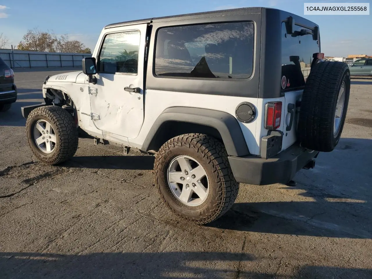 1C4AJWAGXGL255568 2016 Jeep Wrangler Sport
