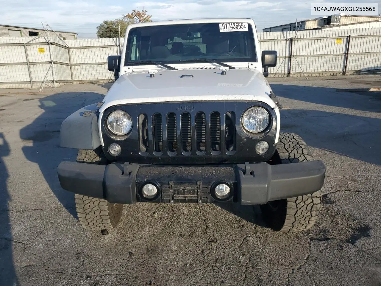 1C4AJWAGXGL255568 2016 Jeep Wrangler Sport