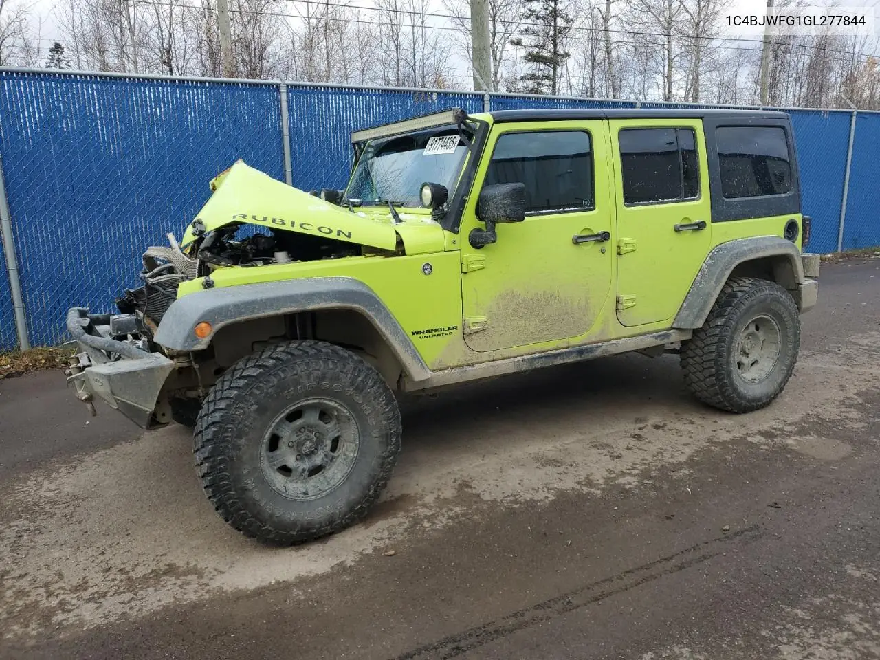 1C4BJWFG1GL277844 2016 Jeep Wrangler Unlimited Rubicon