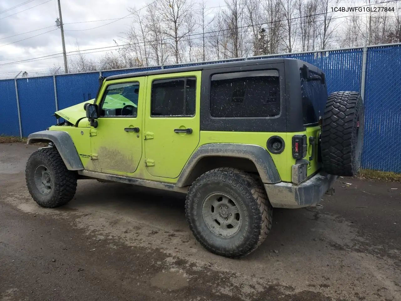 1C4BJWFG1GL277844 2016 Jeep Wrangler Unlimited Rubicon