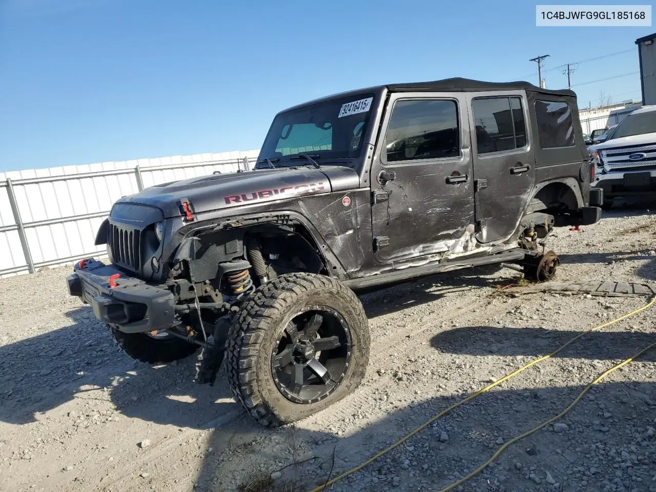 1C4BJWFG9GL185168 2016 Jeep Wrangler Unlimited Rubicon