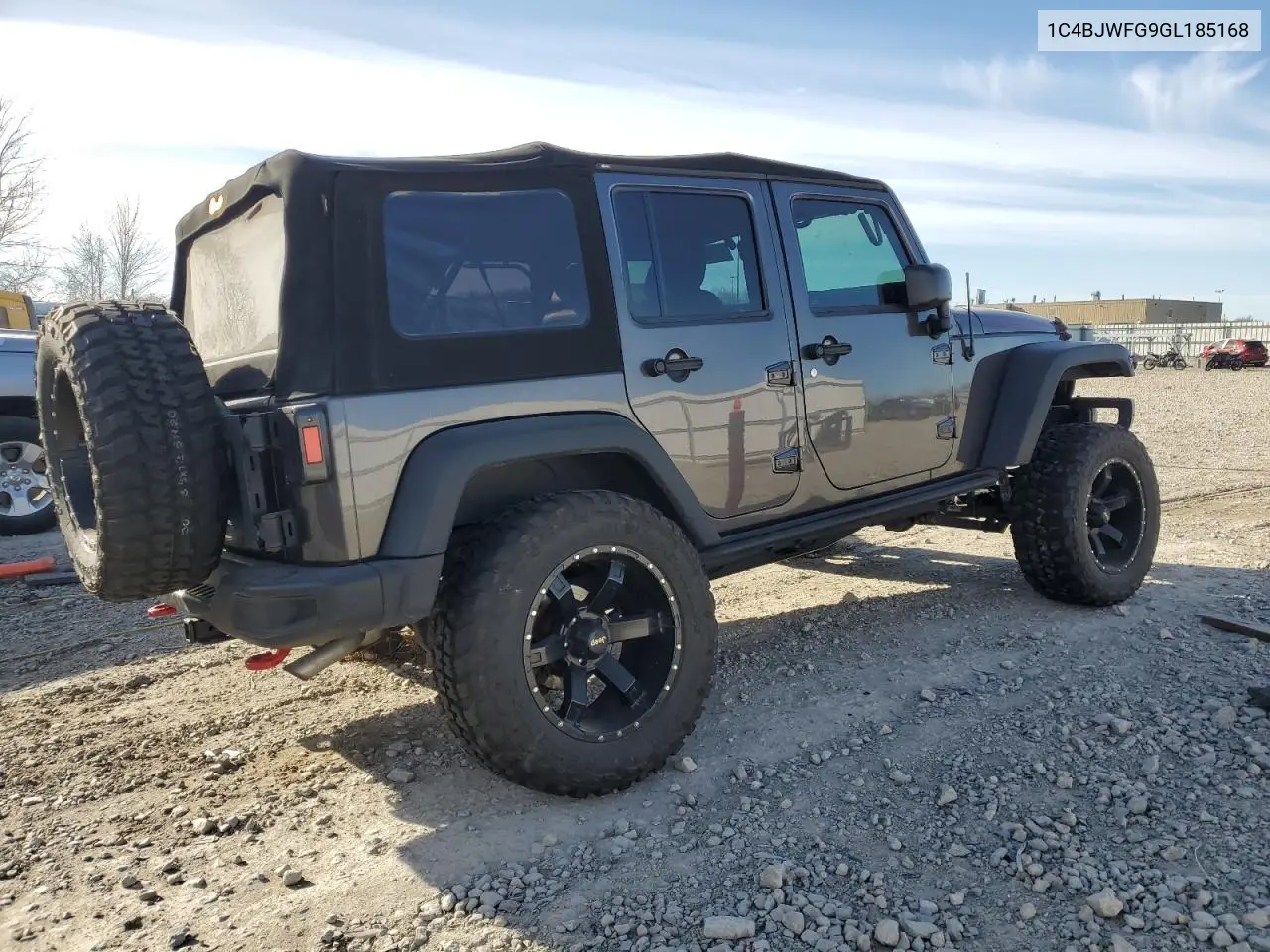 1C4BJWFG9GL185168 2016 Jeep Wrangler Unlimited Rubicon
