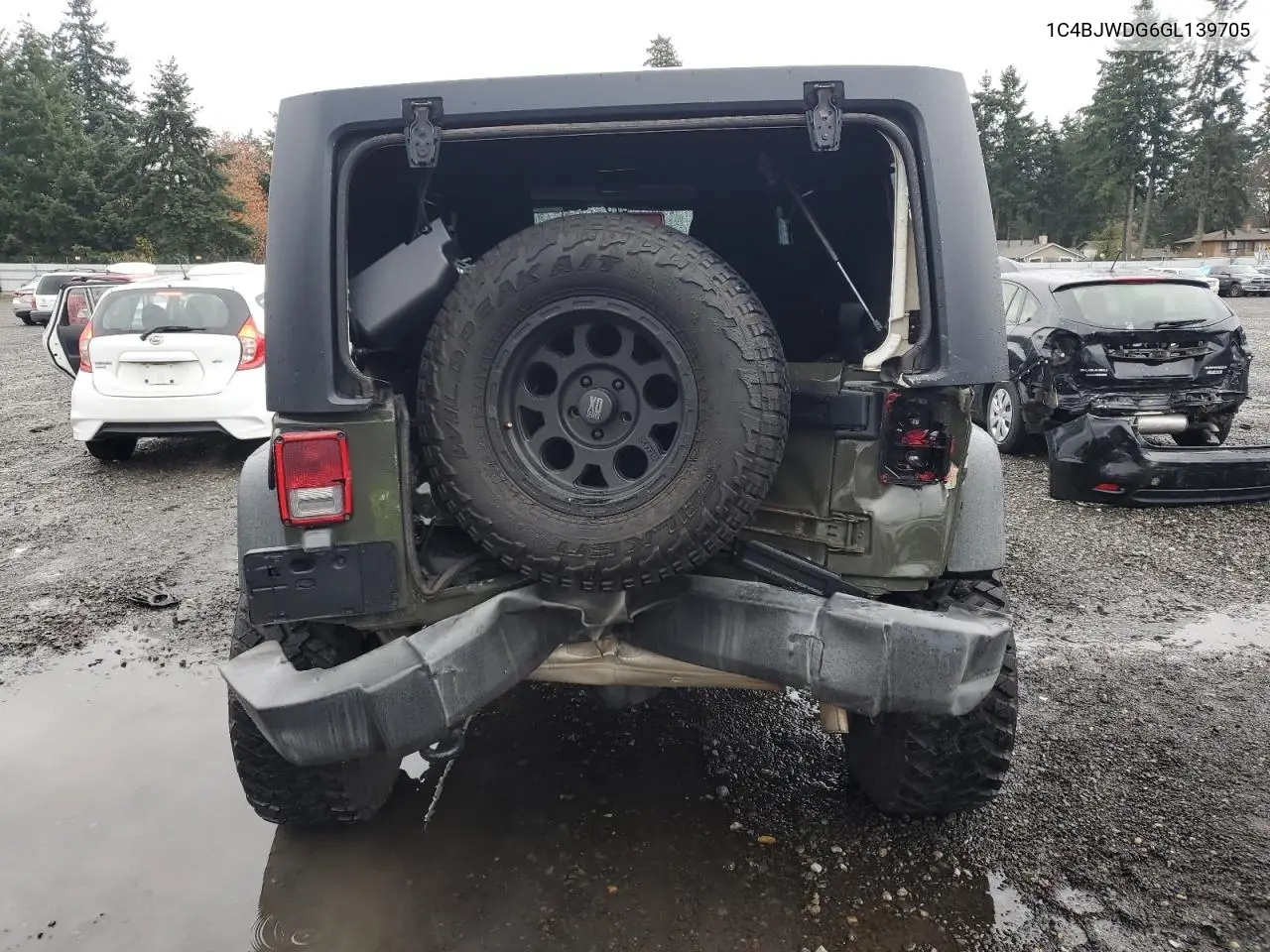 1C4BJWDG6GL139705 2016 Jeep Wrangler Unlimited Sport