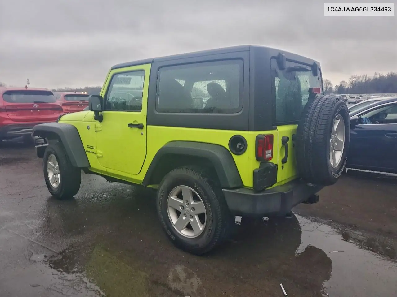 1C4AJWAG6GL334493 2016 Jeep Wrangler Sport